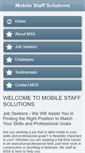 Mobile Screenshot of mobilestaffsolutions.com